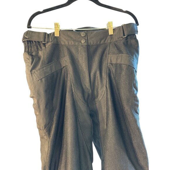 Schoeller WB-Formula Black Mesh Motorcycle Pants  Adjustable Fit XL Good Con - Picture 2 of 11